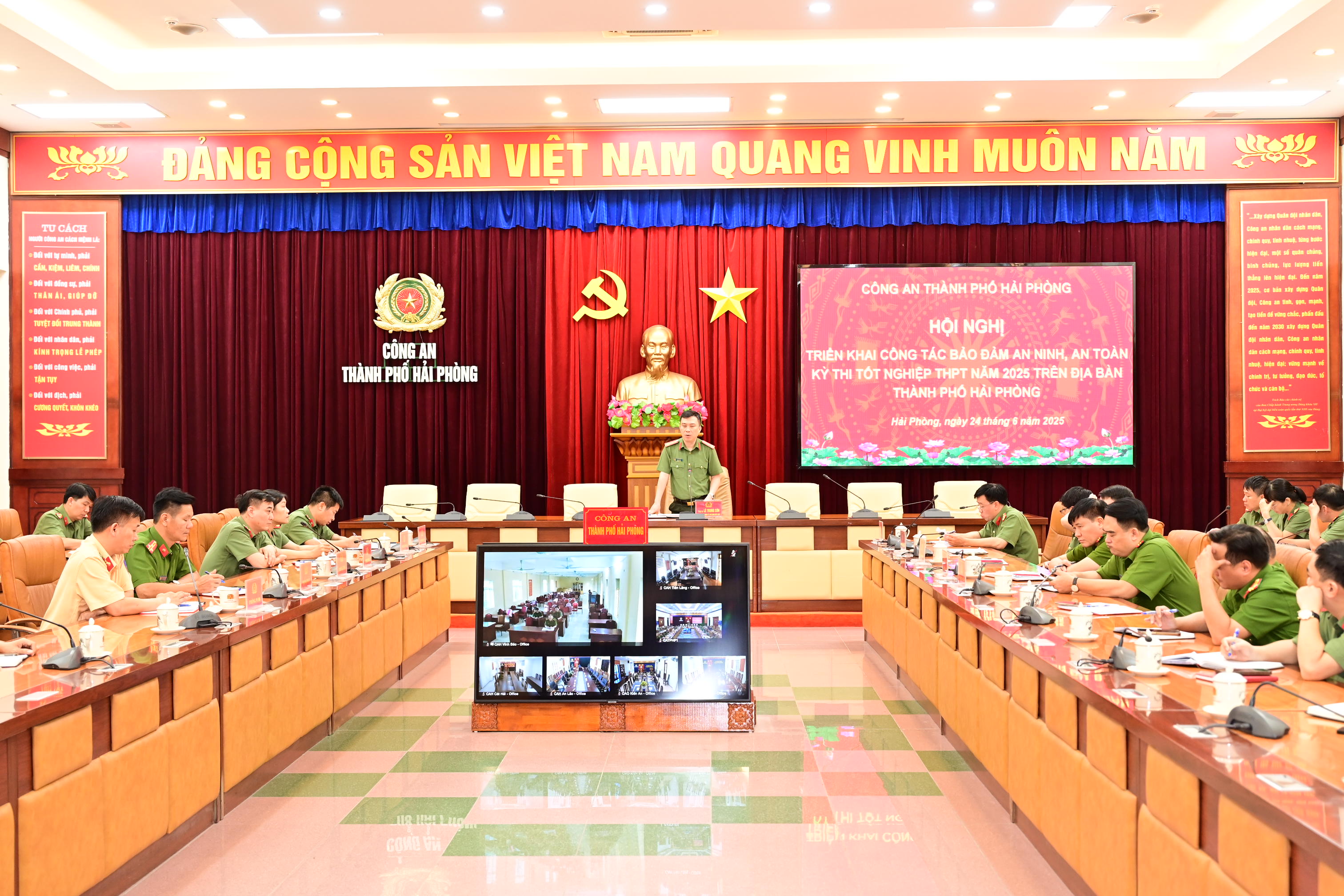 Triển khai công tác bảo đảm an ninh, an toàn kỳ thi tốt nghiệp THPT năm 2025